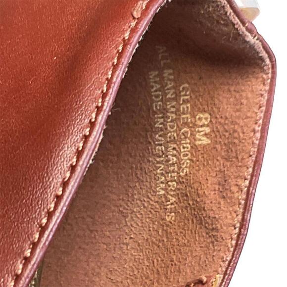 MIA Glee Women's Stiletto Pumps Brown Red Size 8M Round Toe - Picture 7 of 7